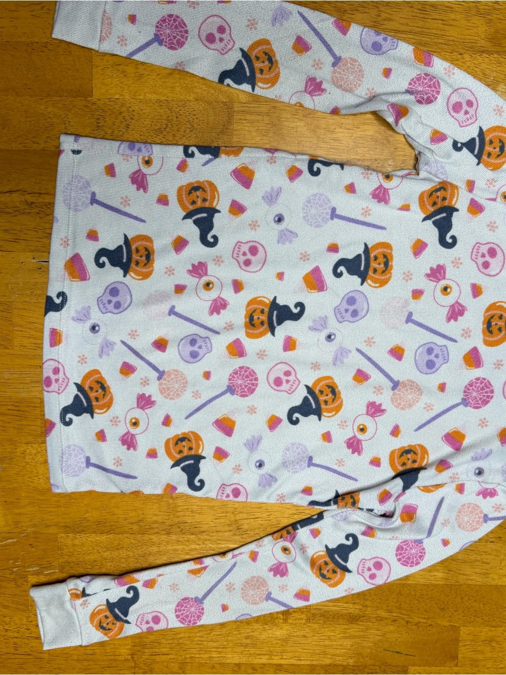 Little girls Halloween pajama set